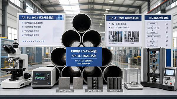 API 5L 50th Edition Adds Mandatory HIC/SSC Tests for X80 LSAW