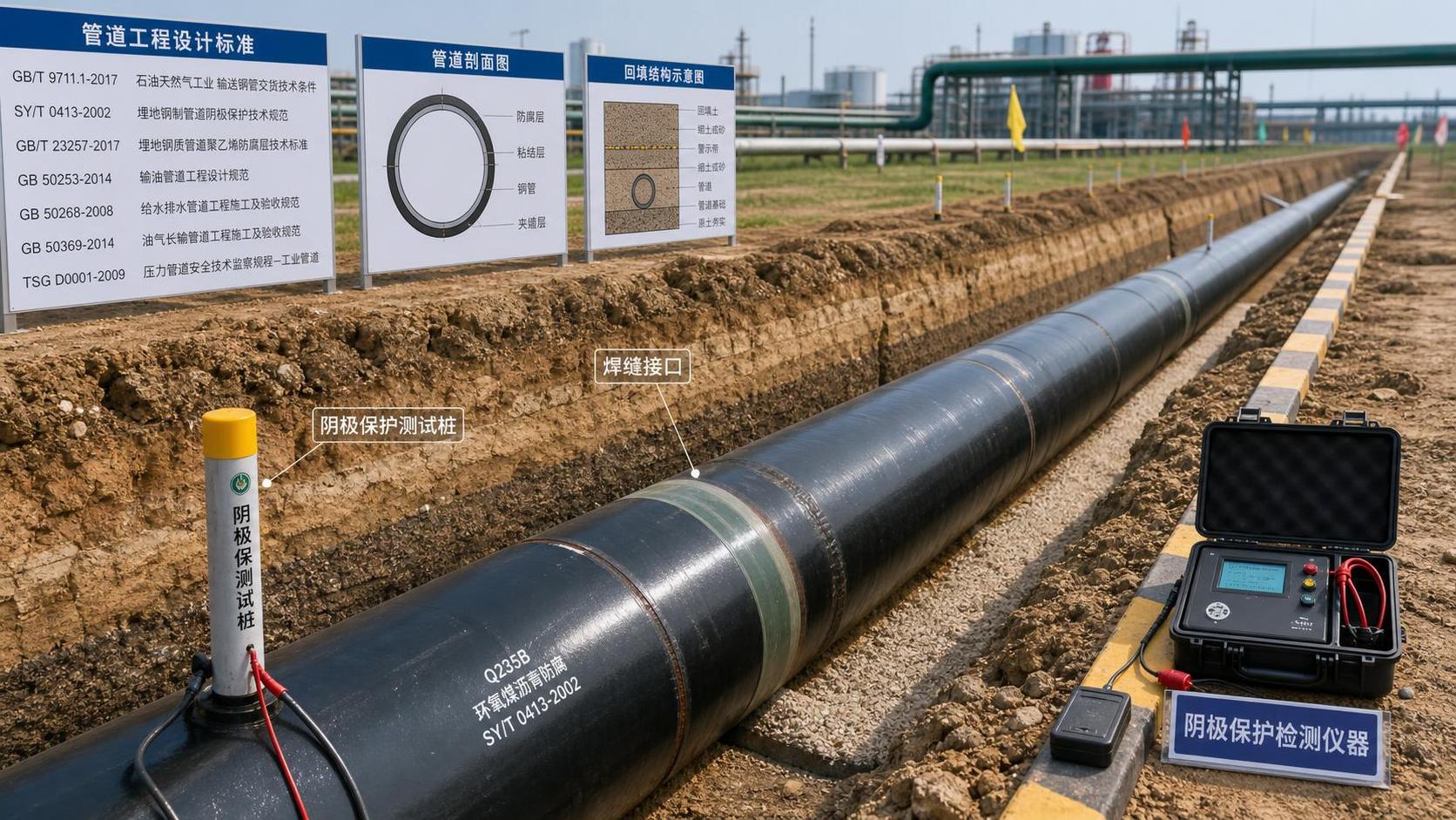 Buried Pipeline Standards Explained: Key Codes for Design, Coating, CP, and Safety