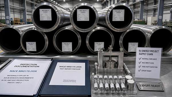 EU Mandates NACE MR0175:2026 for Imported Line Pipe