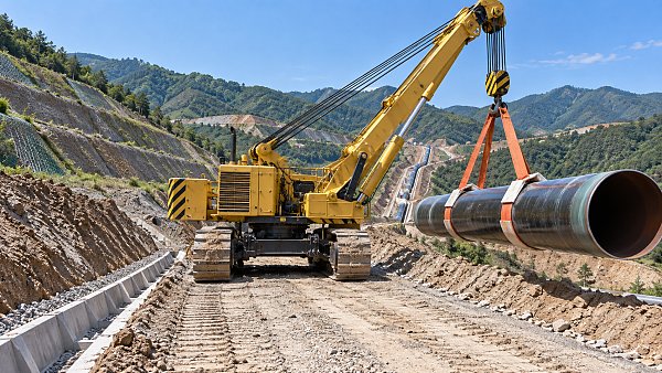 How to Specify a Crawler Pipelayer with Boom for Steep-Slope Pipeline Construction