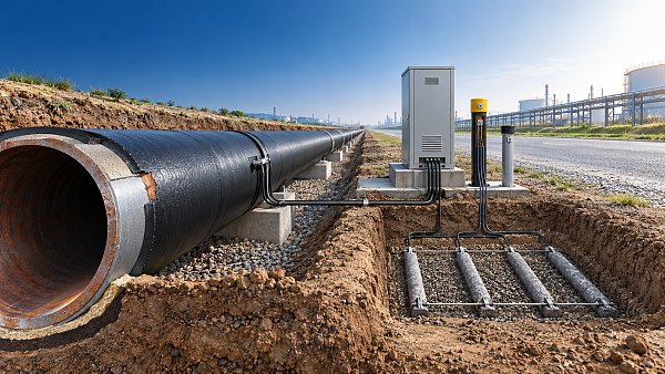 How impressed current corrosion prevention protects long pipelines