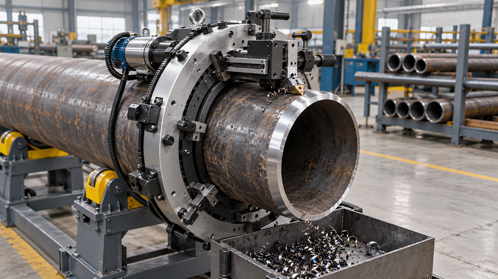 Choosing a Pipe Beveling Machine: Pipe Diameter, Wall Thickness, and Material