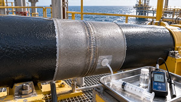 Why offshore field joint blasting systems need soluble salt testing