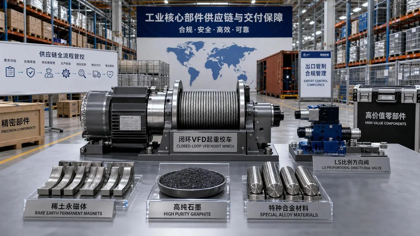 China Export Curbs Hit VFD and Hydraulic Valve Supply Chains