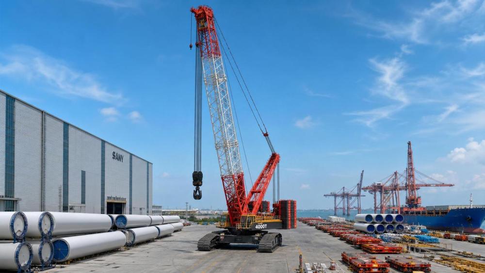 4000t风电crawler crane交付前移至Q3
