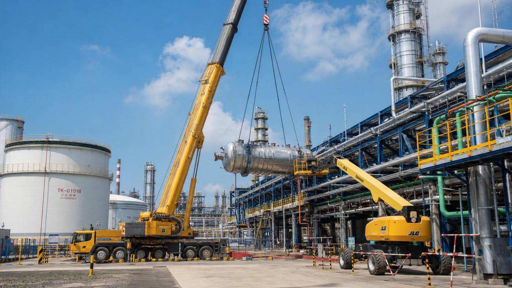 How Petrochemical Lifting Equipment Systems Reduce Shutdown Risk