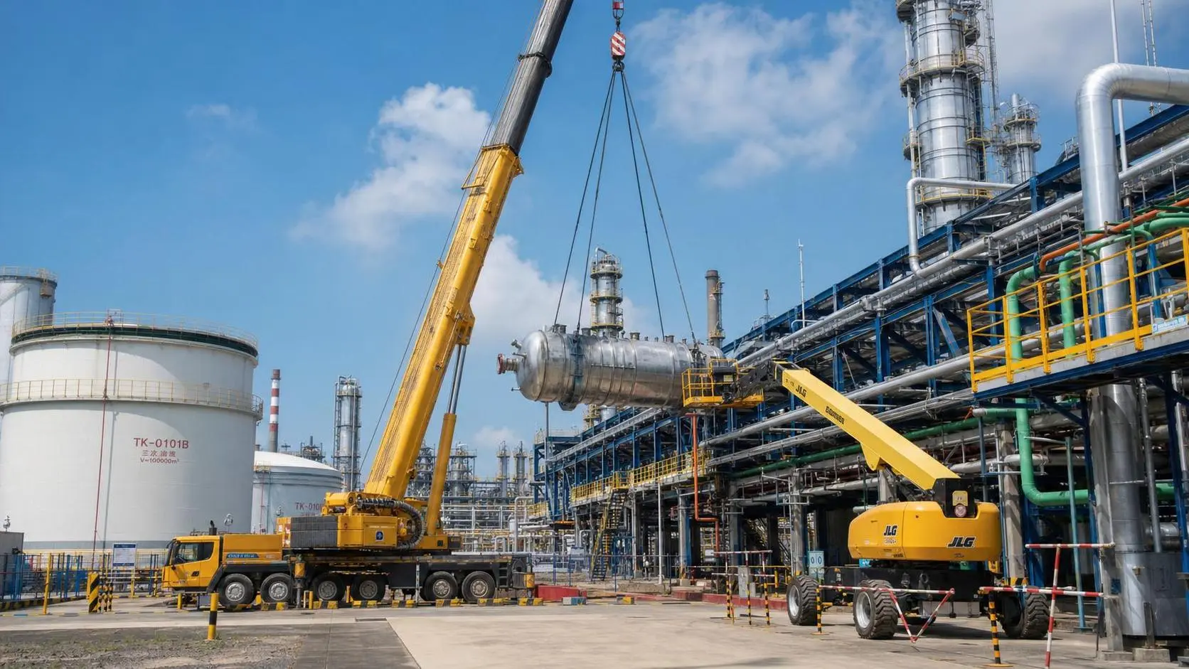 How Petrochemical Lifting Equipment Systems Reduce Shutdown Risk
