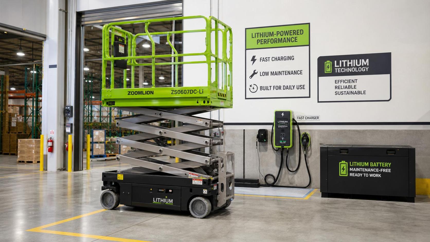 Are Lithium Powered Scissor Lifts Lower Maintenance in Daily Use?