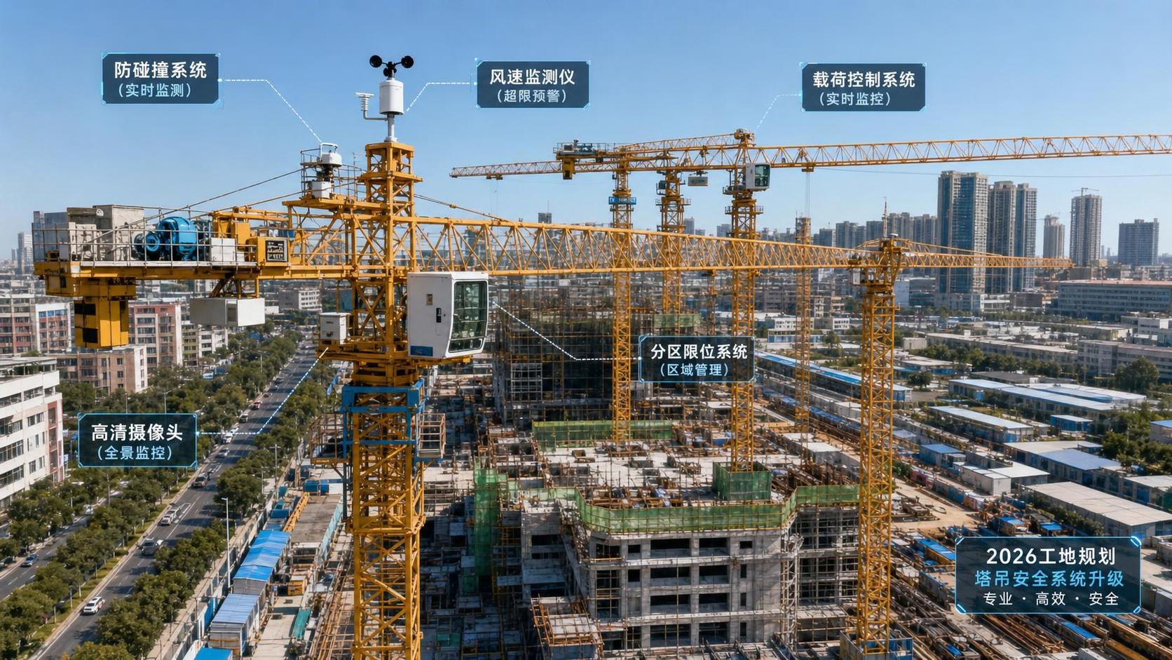 Tower Crane Safety System Upgrades Shaping 2026 Site Planning