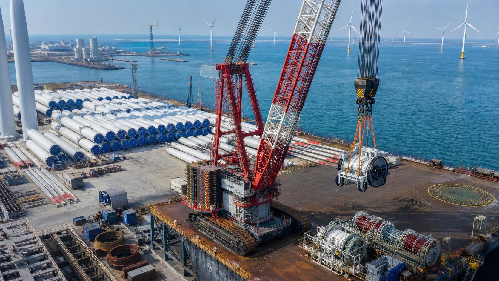 Wind Crane Lease Premiums Hit 32% as Delivery Extends to 26 Weeks
