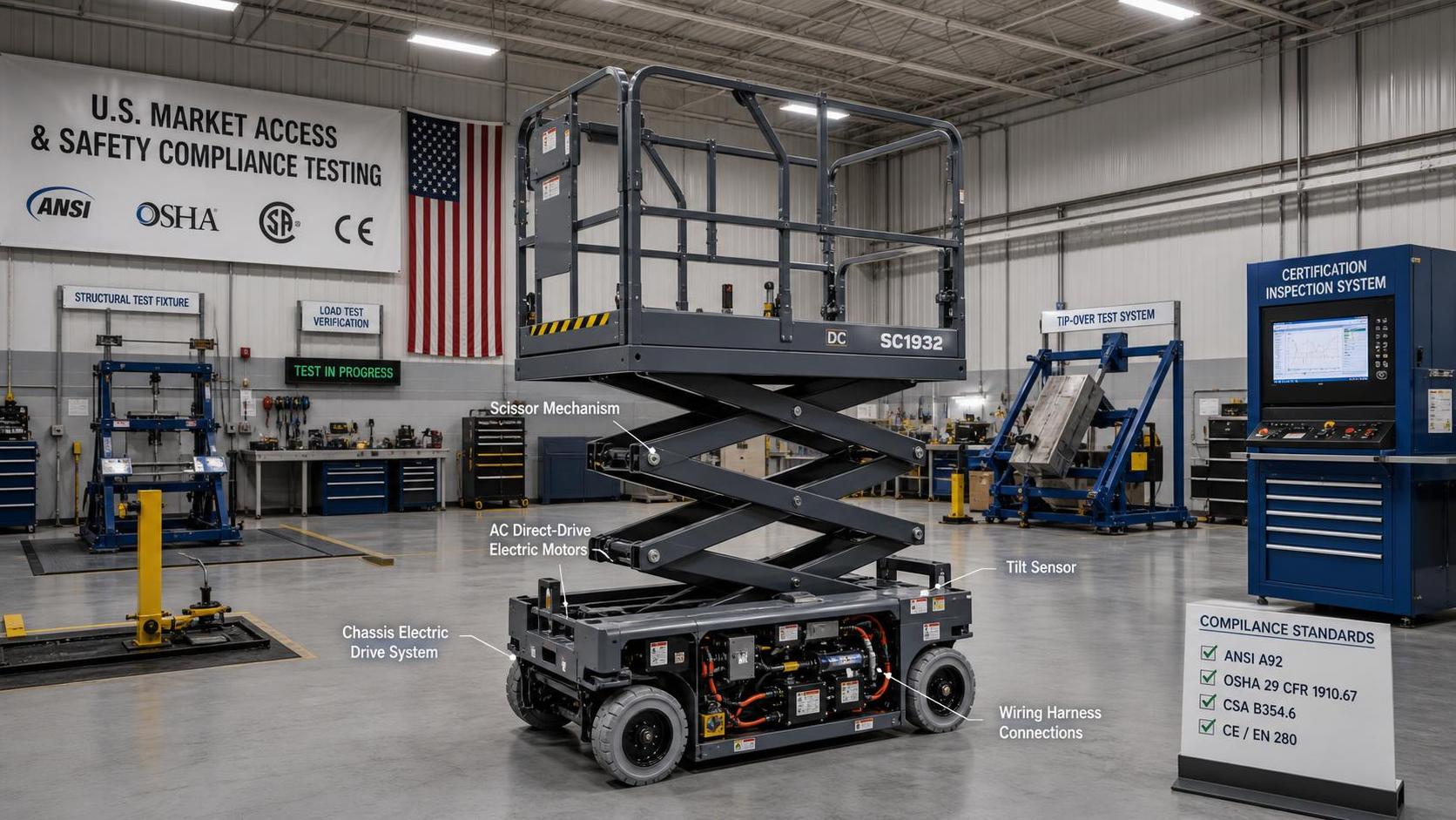 OSHA Tightens ANSI A92.20 Rules for AC Scissor Lifts