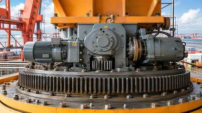 How to size a slewing mechanisms drive unit for crane duty cycles