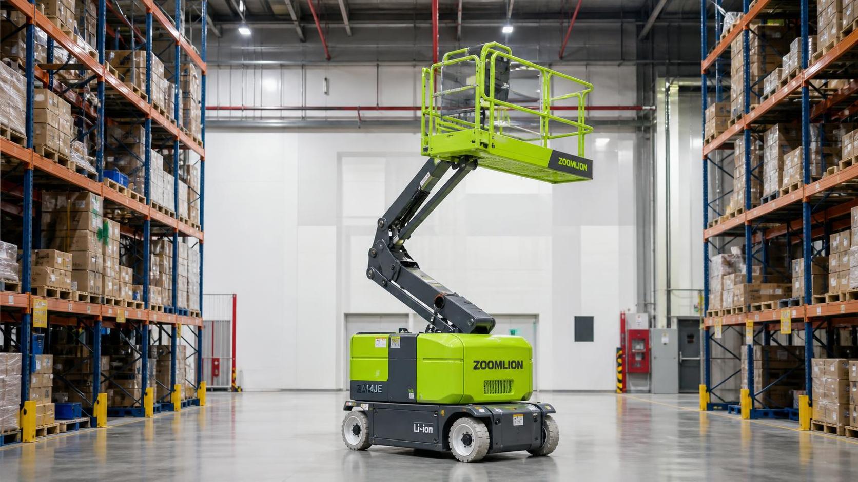 When do personnel lifts with electric drive make sense indoors?