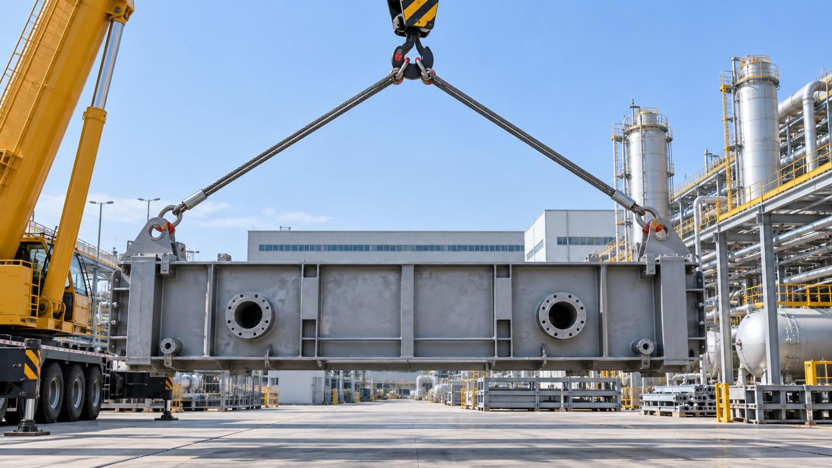 How load angle changes wire rope rigging forces during a lift