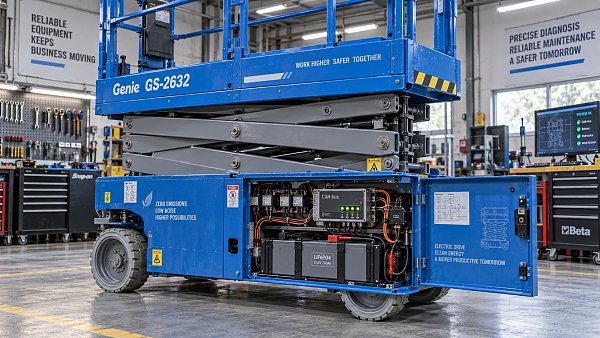 How CAN-bus control modules improve scissor lift fault diagnosis