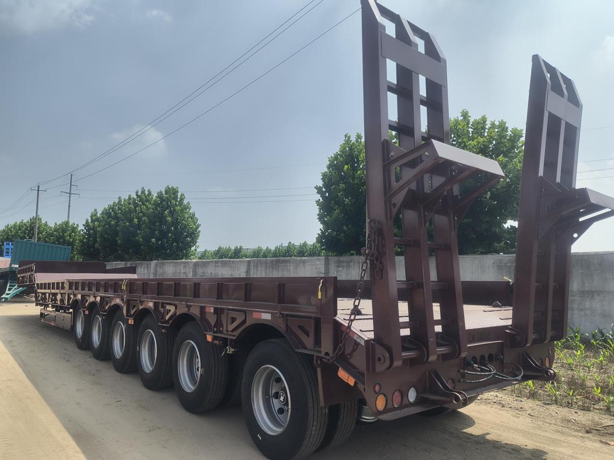 6 Axle 120 Ton Lowbed Semi Trailer