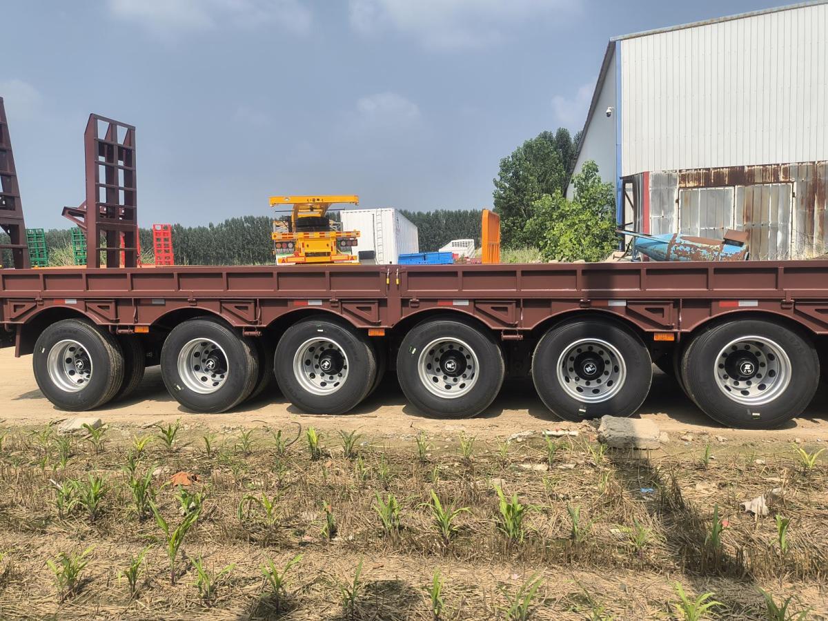 6 Axle 120 Ton Lowbed Semi Trailer
