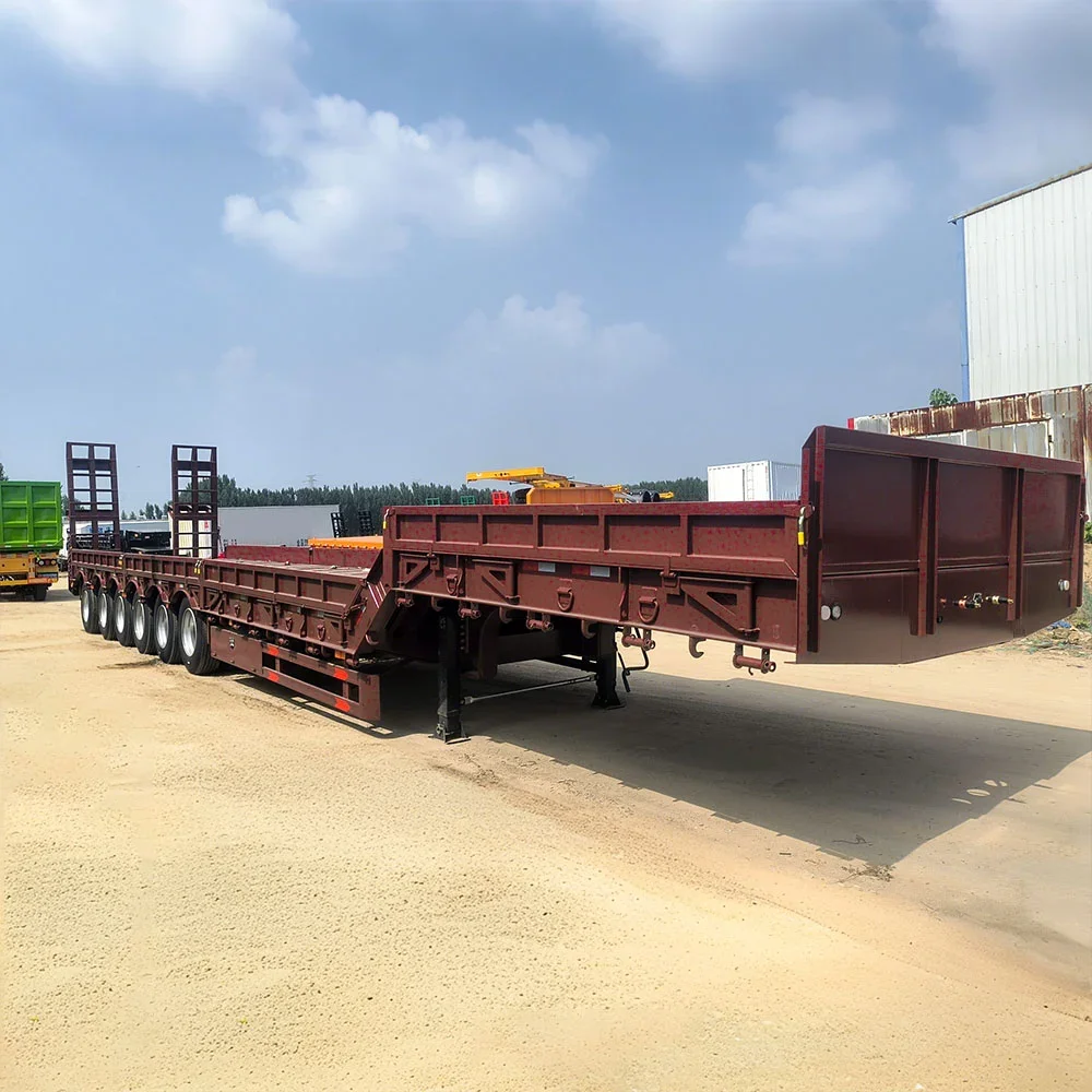 6 Axle 120 Ton Lowbed Semi Trailer