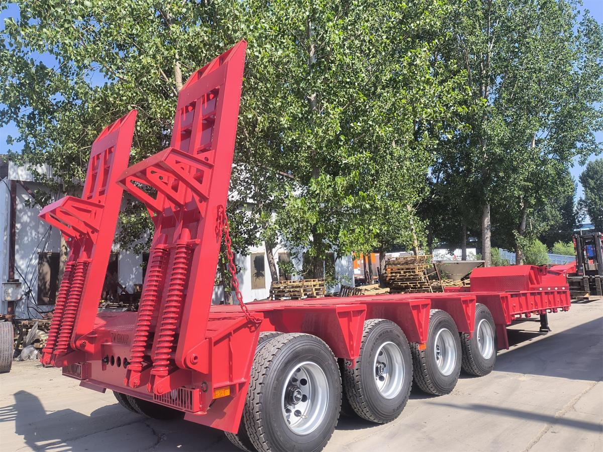 4 Axle Lowbed Semi Trailer 4 Axle Lowbed Semi Trailer