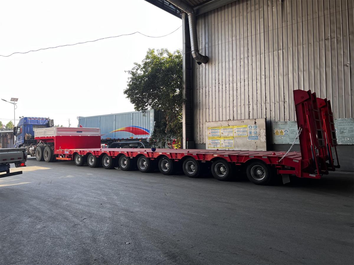 9 Axle 120 Ton lowbed semi trailer