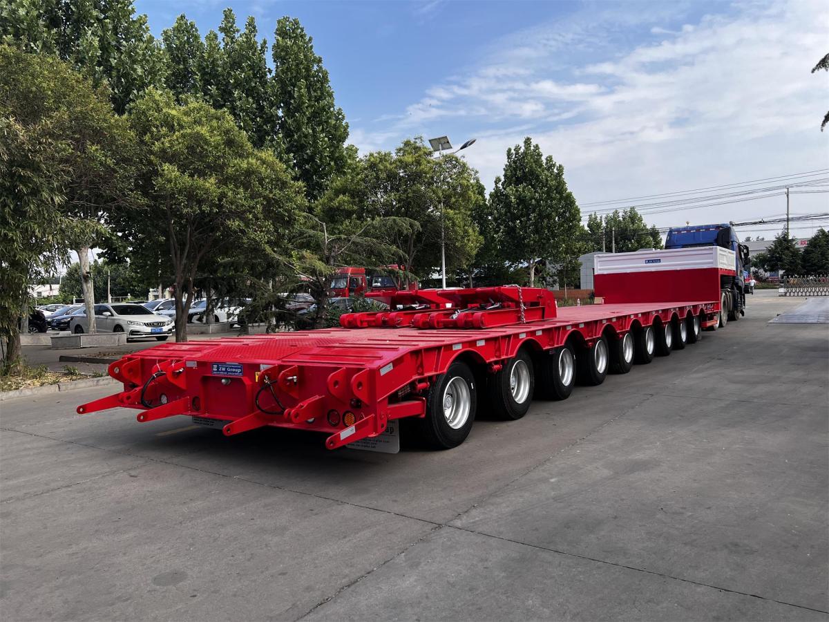 9 Axle 120 Ton lowbed semi trailer