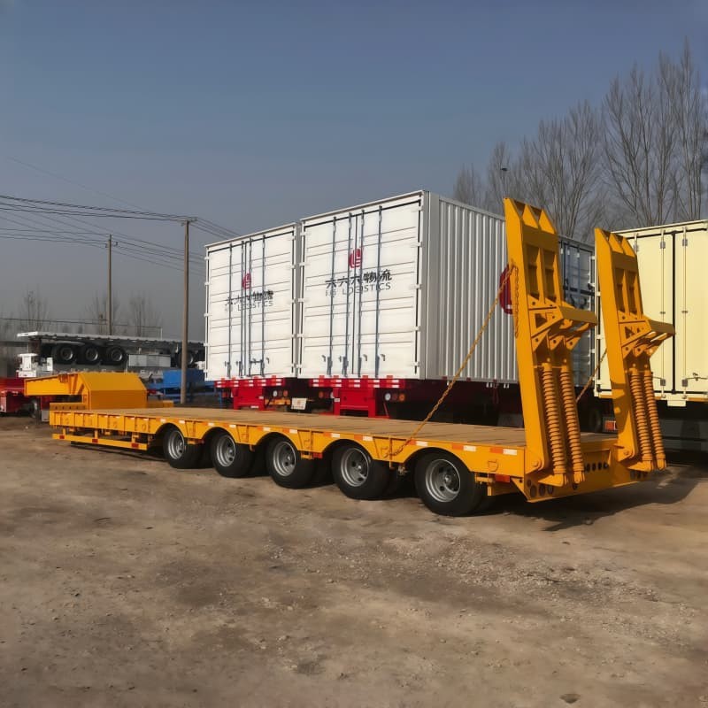 5 Axle Lowbed Semi Trailer
