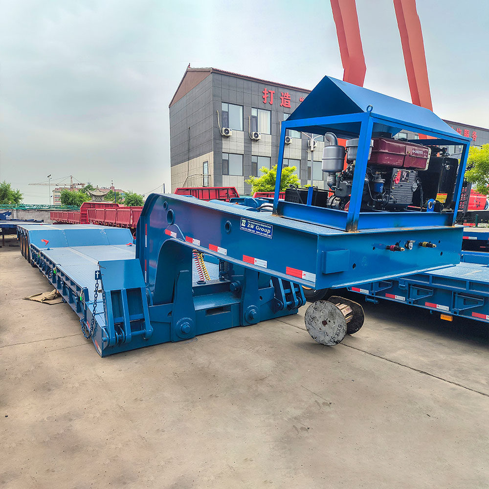 4 Axle RGN Lowbed Trailer