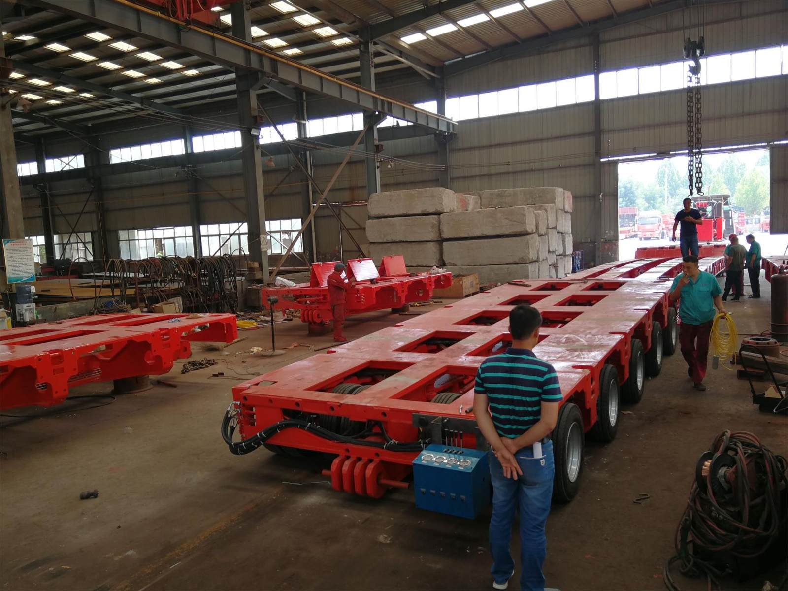 Nicolas Hydraulic Modular Trailer