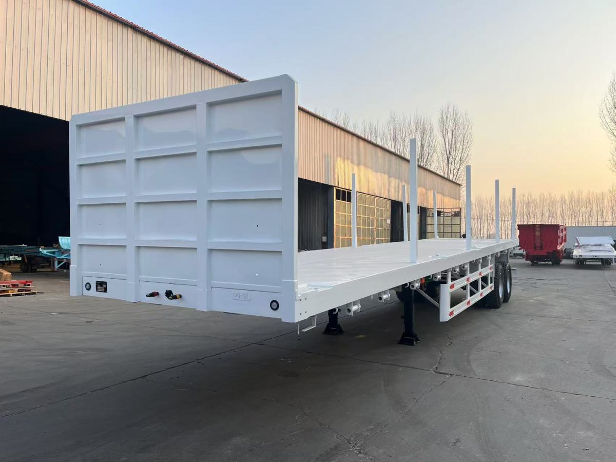 2 Axle Flatbed Semi Trailer 2 Axle Flatbed Semi Trailer
