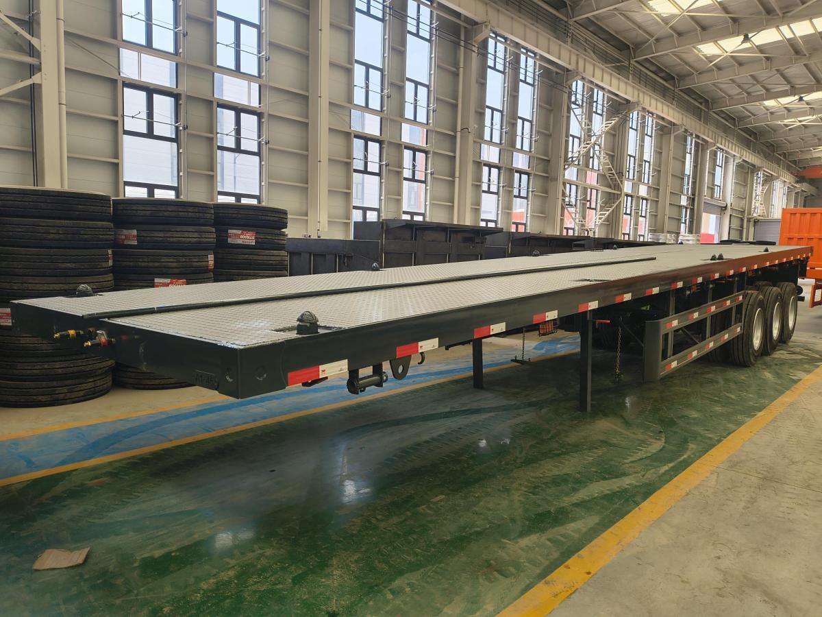 3 Axle Flatbed Semi Trailer 3 Axle Flatbed Semi Trailer