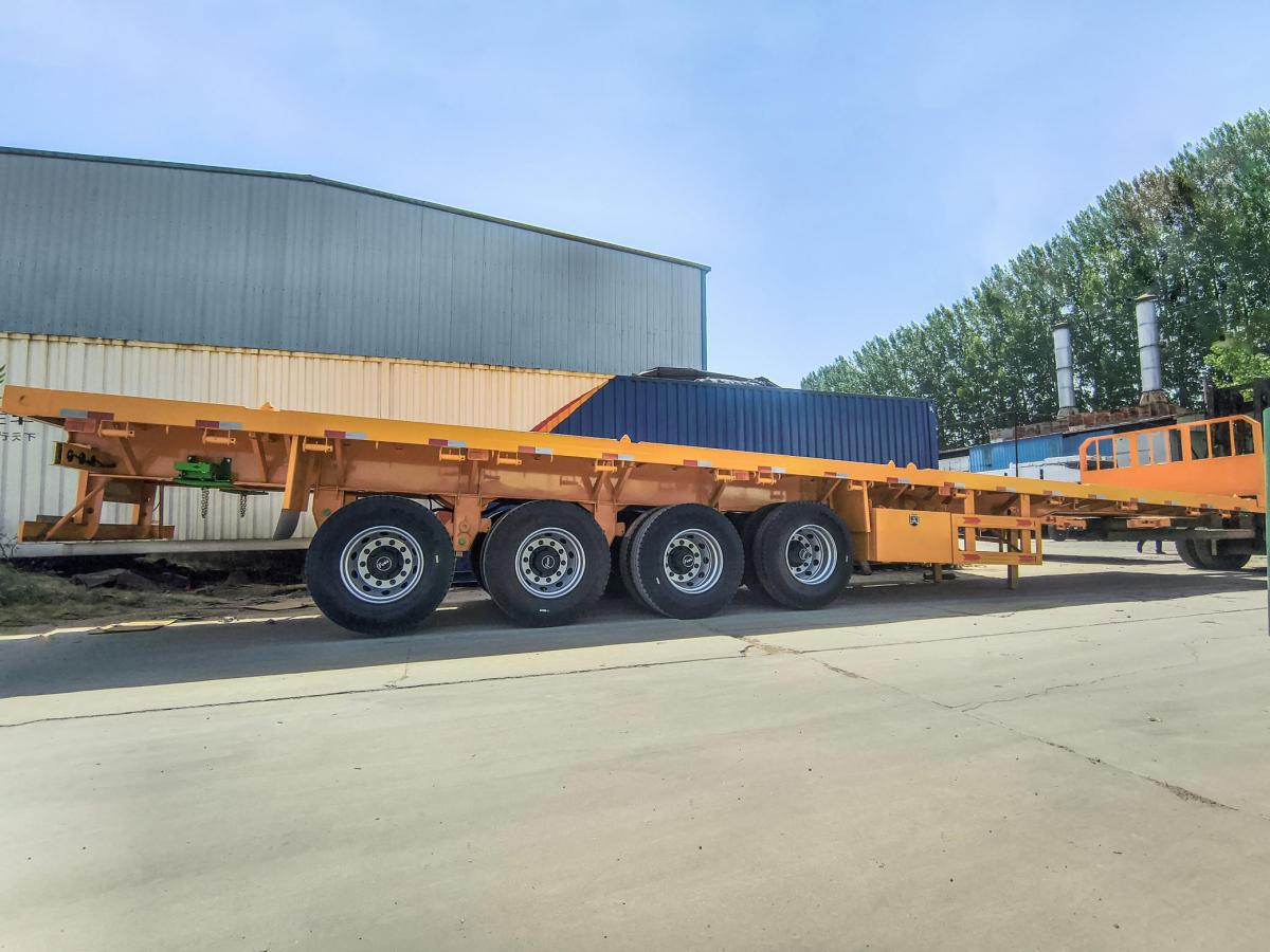 4 Axle Flatbed Semi Trailer 4 Axle Flatbed Semi Trailer