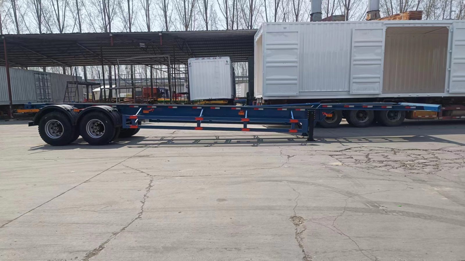 2 Axle Skeletal Semi Trailer