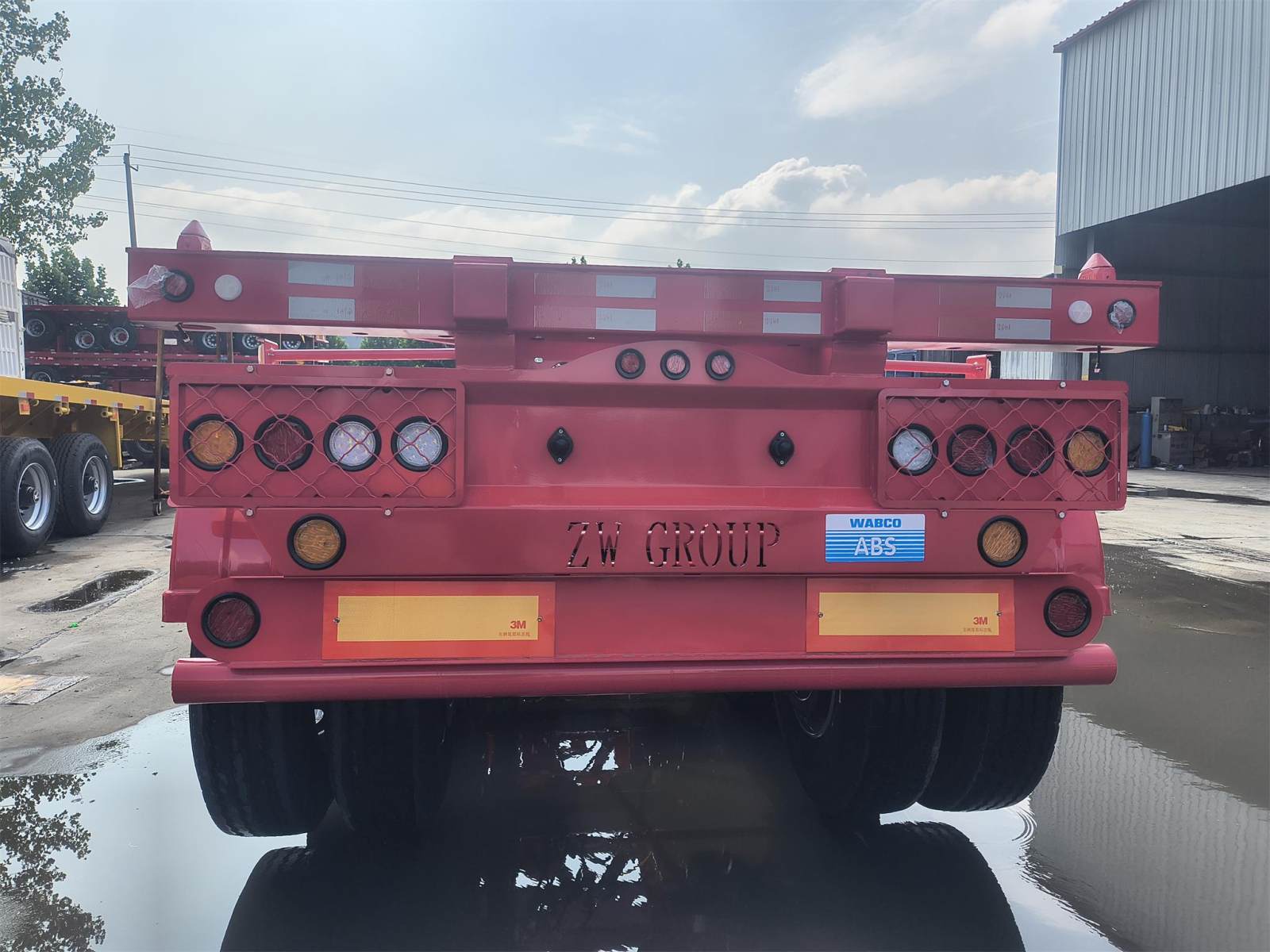3 Axle Skeletal Semi Trailer