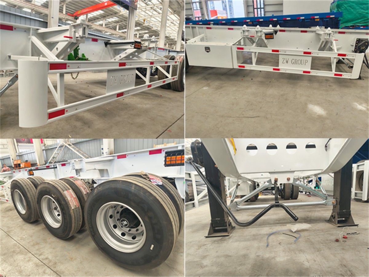 3 Axles Skeletal Container Trailer (1)