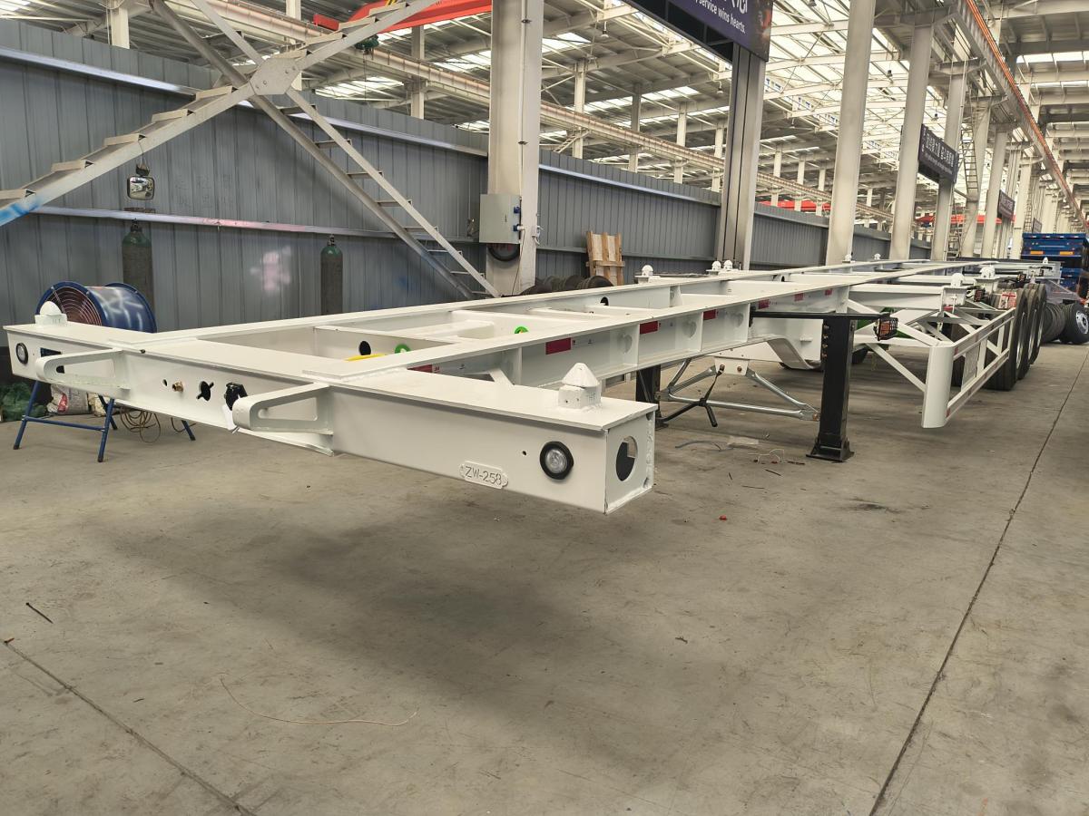 3 Axles Skeletal Container Trailer