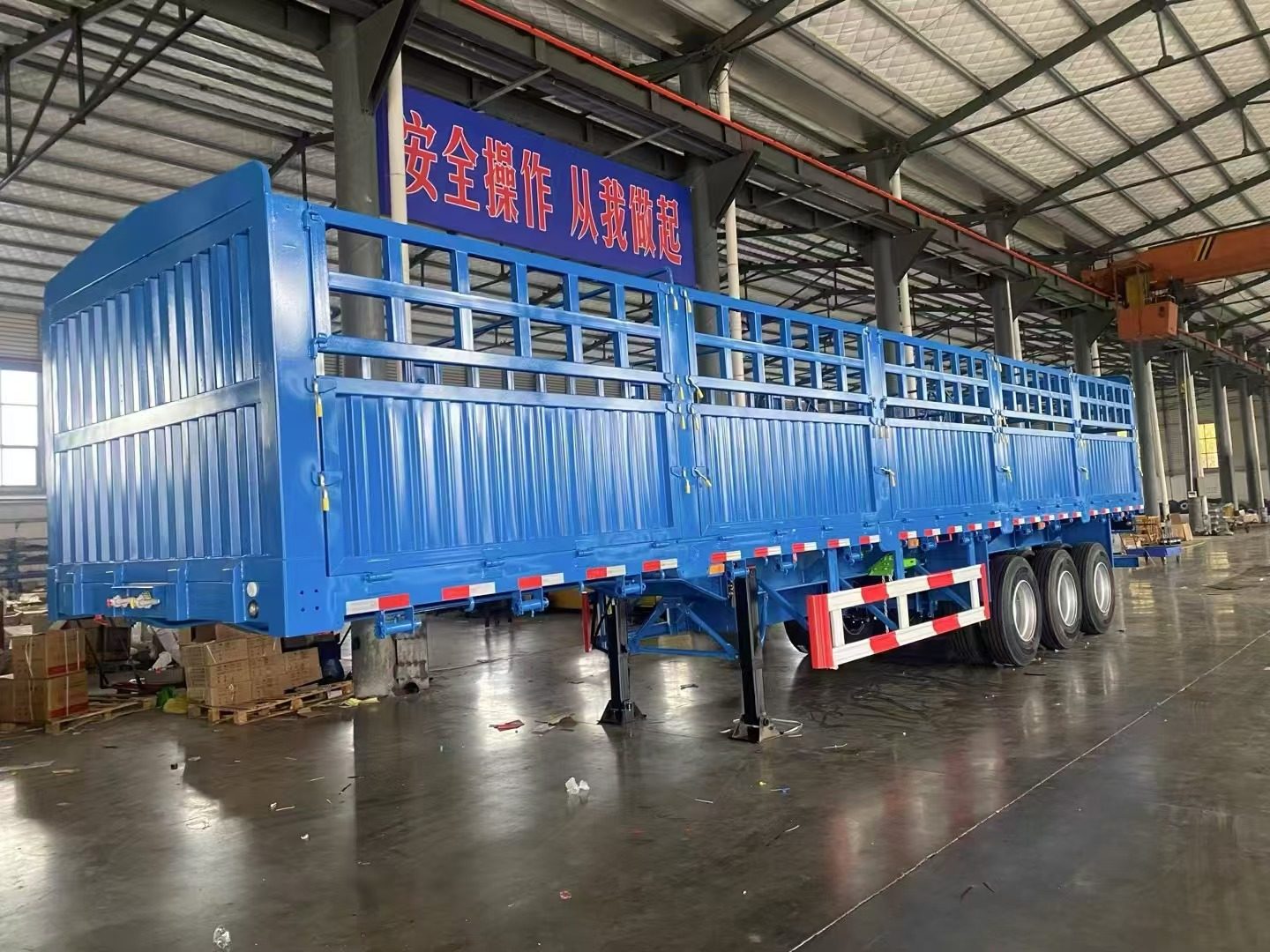 3 Axle Fence Semi Trailer