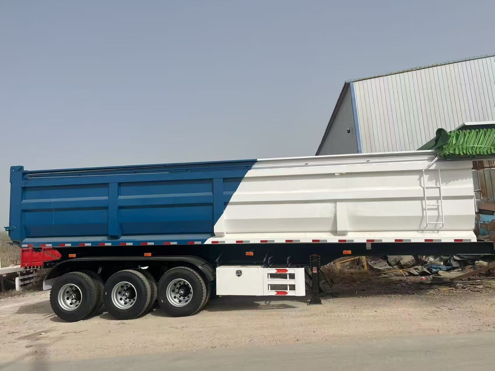 3 Axle U Type Dump Semi Trailer