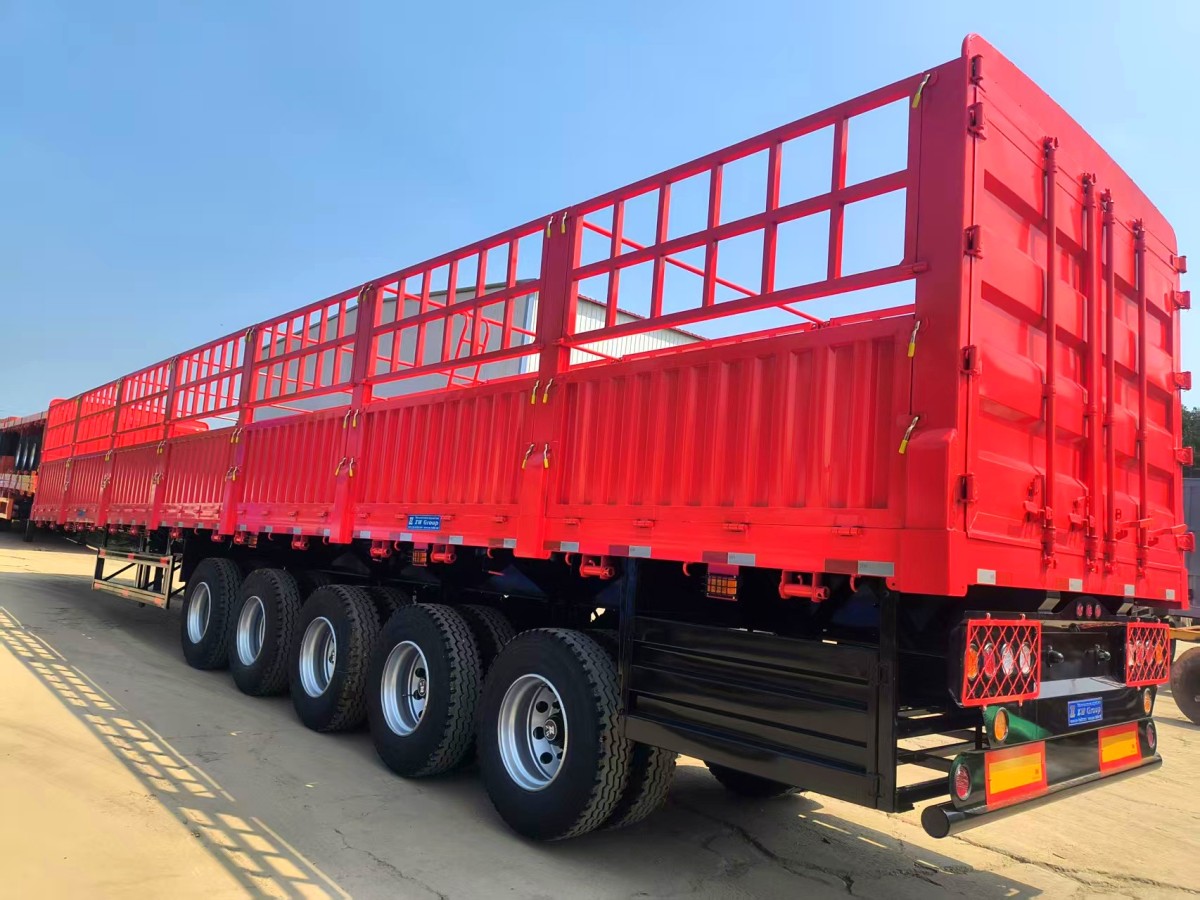 5 Axle Fence Cargo Semi Trailer