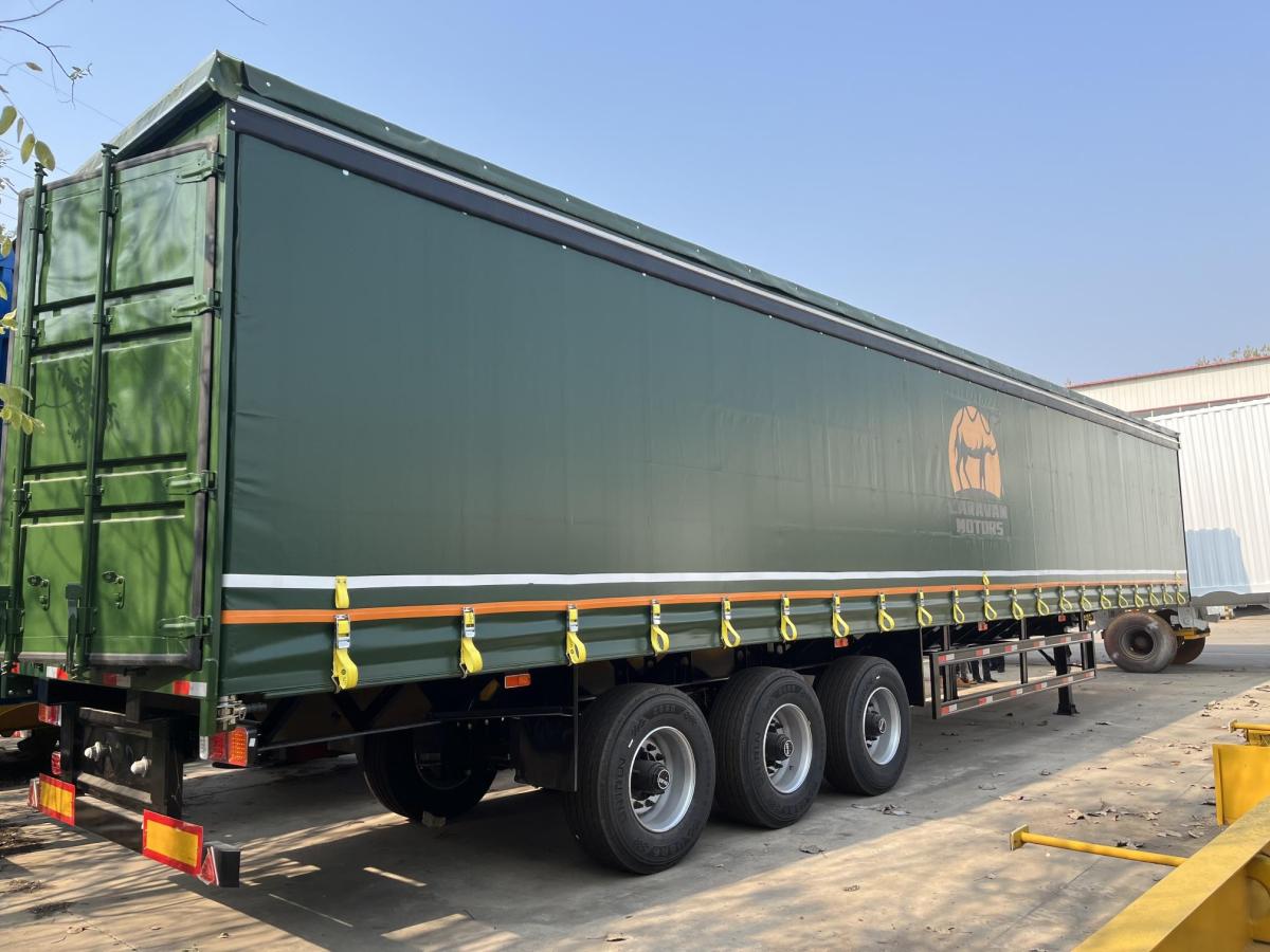 3 Axle Curtain Side Semi Trailer