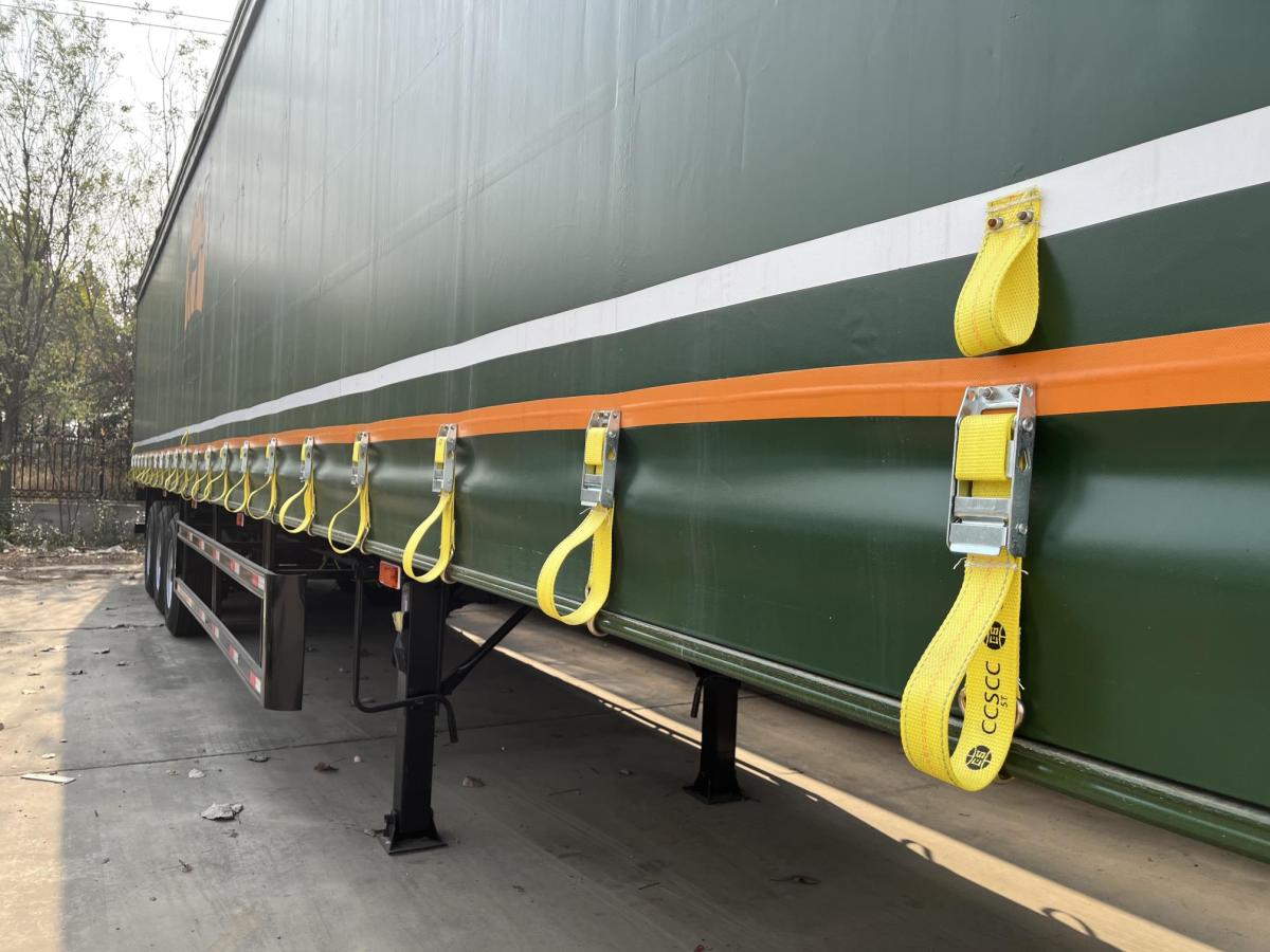 3 Axle Curtain Side Semi Trailer