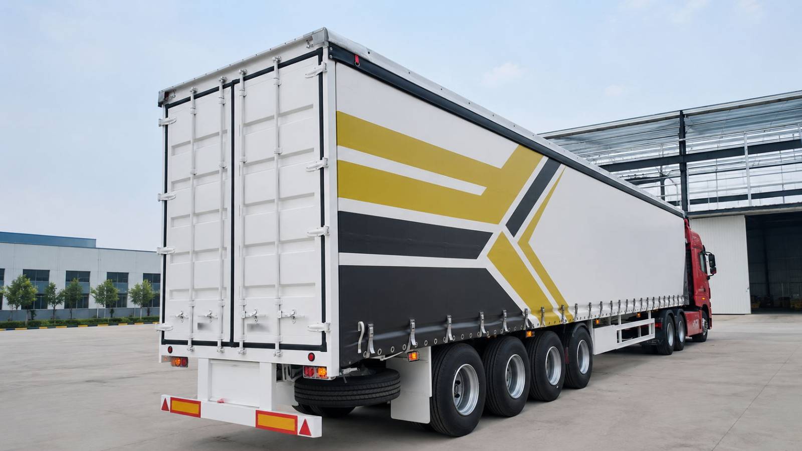 4 Axle Curtain Side Trailer