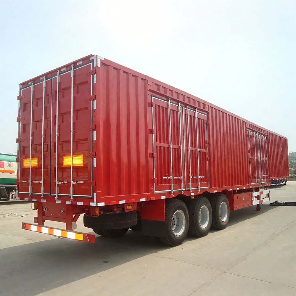 3 Axle Box Semi Trailer