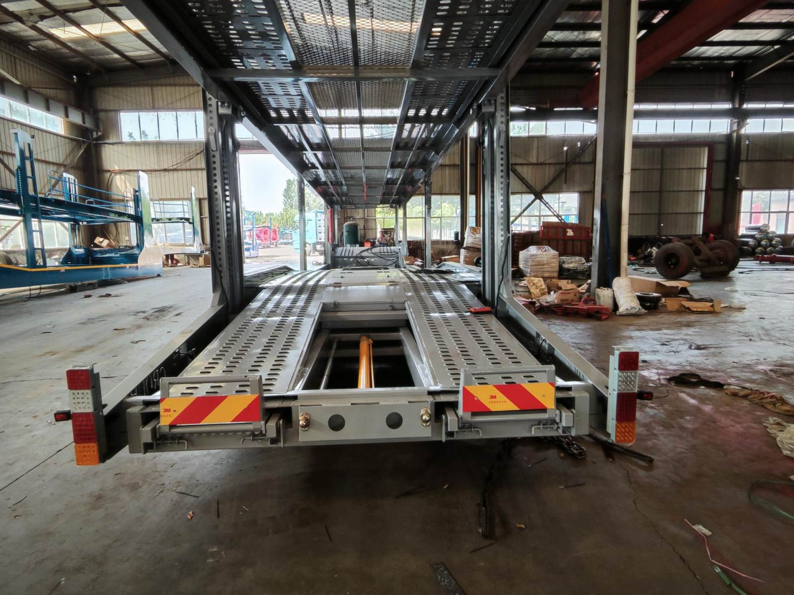 2 Axle 8 Car Hauler Semi Trailer