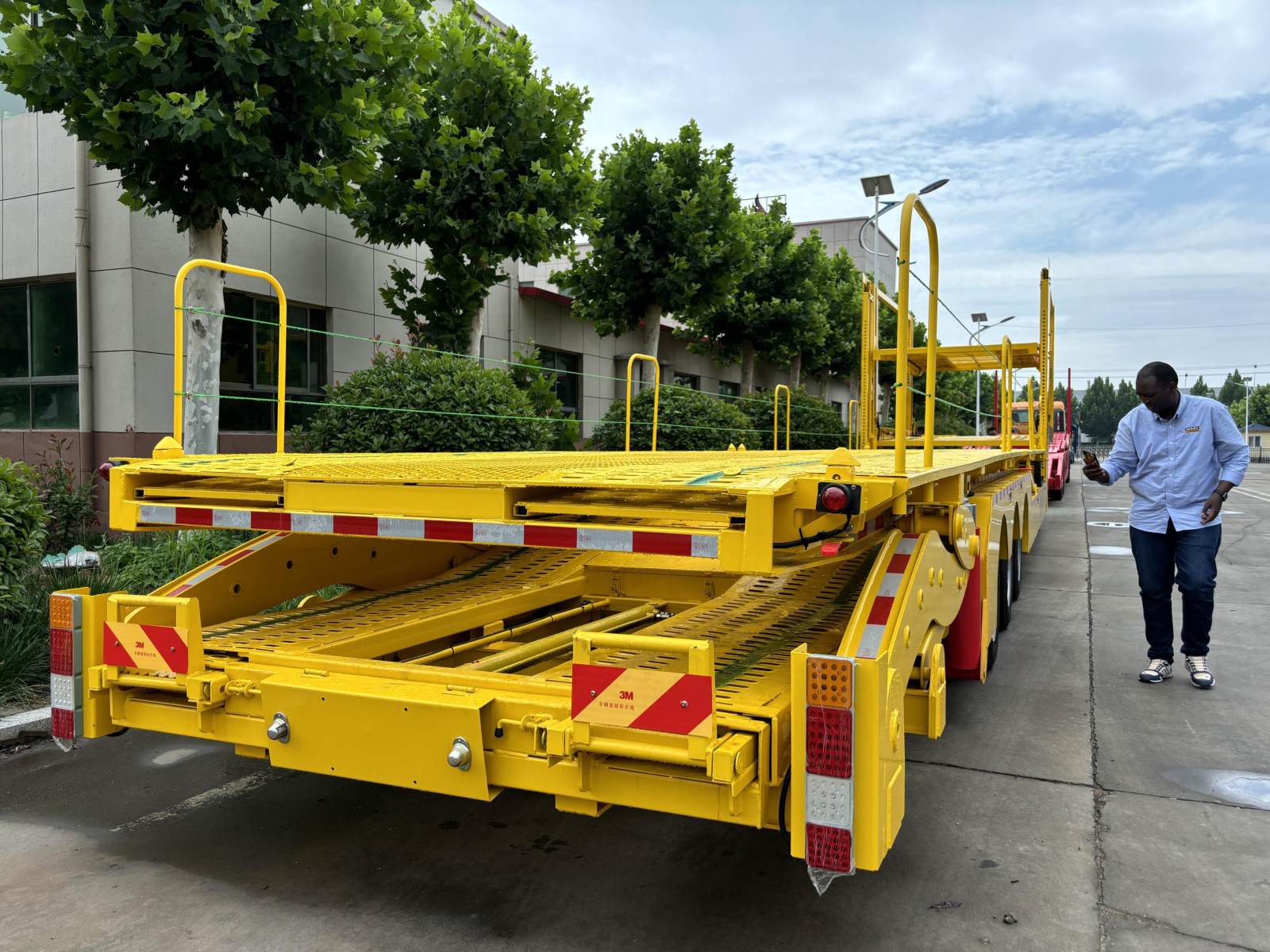 3 Axle Car Carrier Semi Trailer