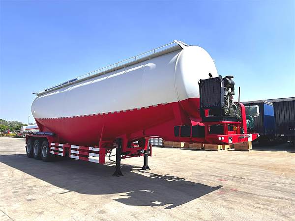 3 Axle 60 Ton Bulk Cement Tanker Trailer