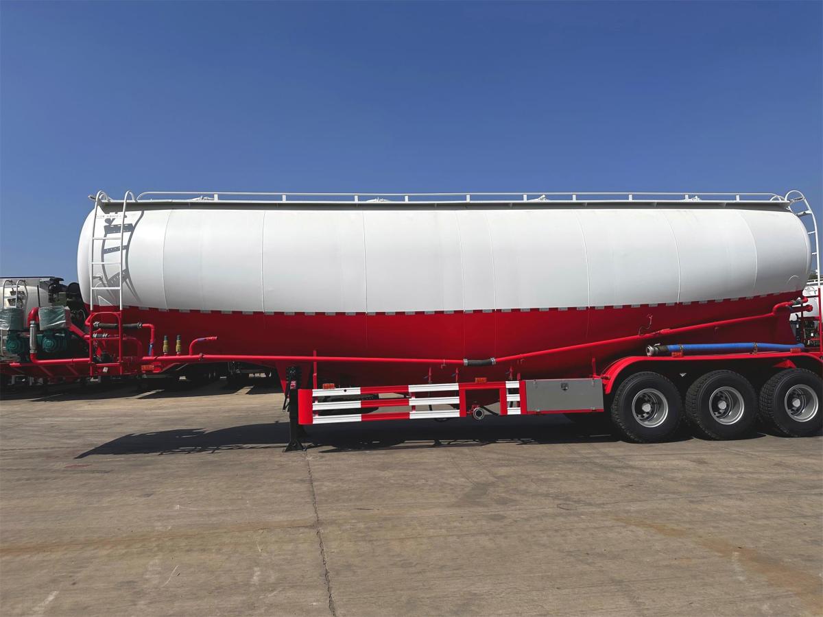 3 Axle 60 Ton Bulk Cement Tanker Trailer