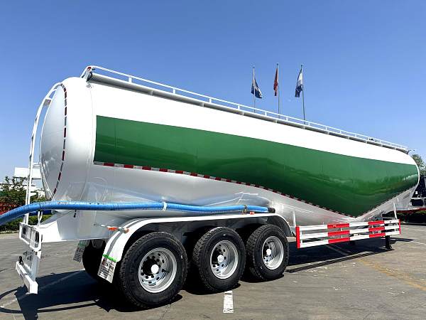 3 Axle 85CBM Bulk Cement Semi Trailer