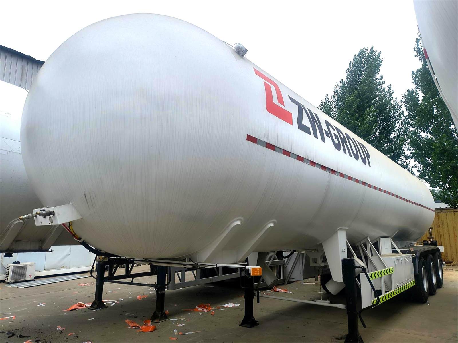 3 axle LPG tanker semi trailer