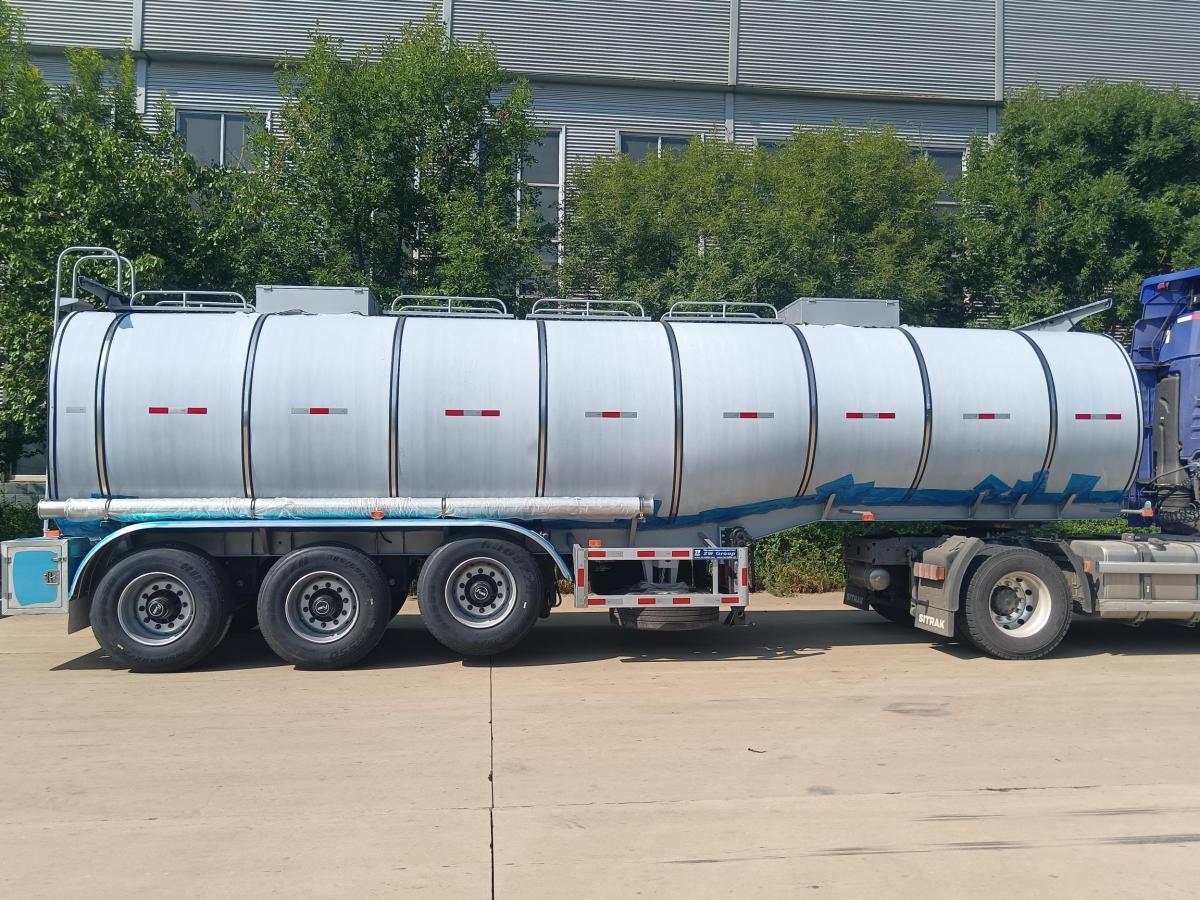 3 axle 45000L Stainless Steel Tanker Semi Trailer