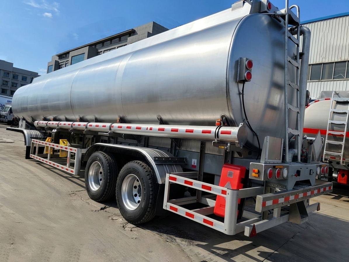 2 Axle Aluminum Fuel Tanker Semi Trailer